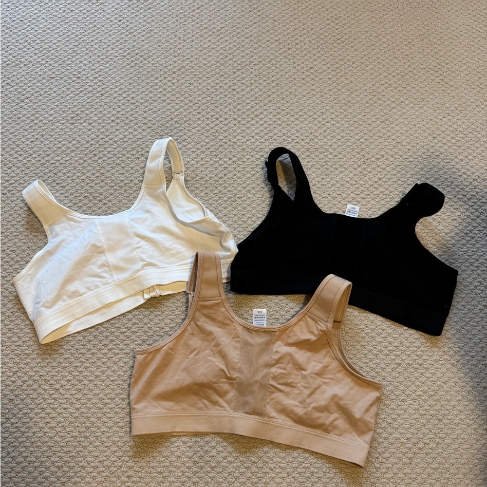 Post Surgical Bra 2XL- set of 3 - Picture 3 of 3